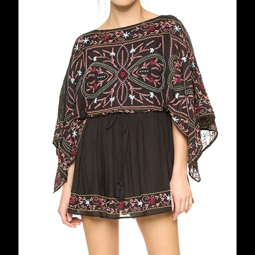 Frida embroidered dress by Free People xs
